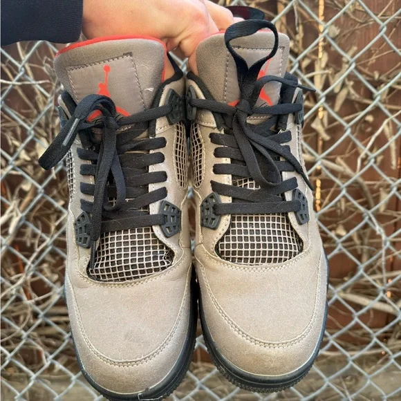 Jordan 4 retro taupe haze size 10 mens air jordan size 10 mens shoes size 10 nba - Picture 3 of 7